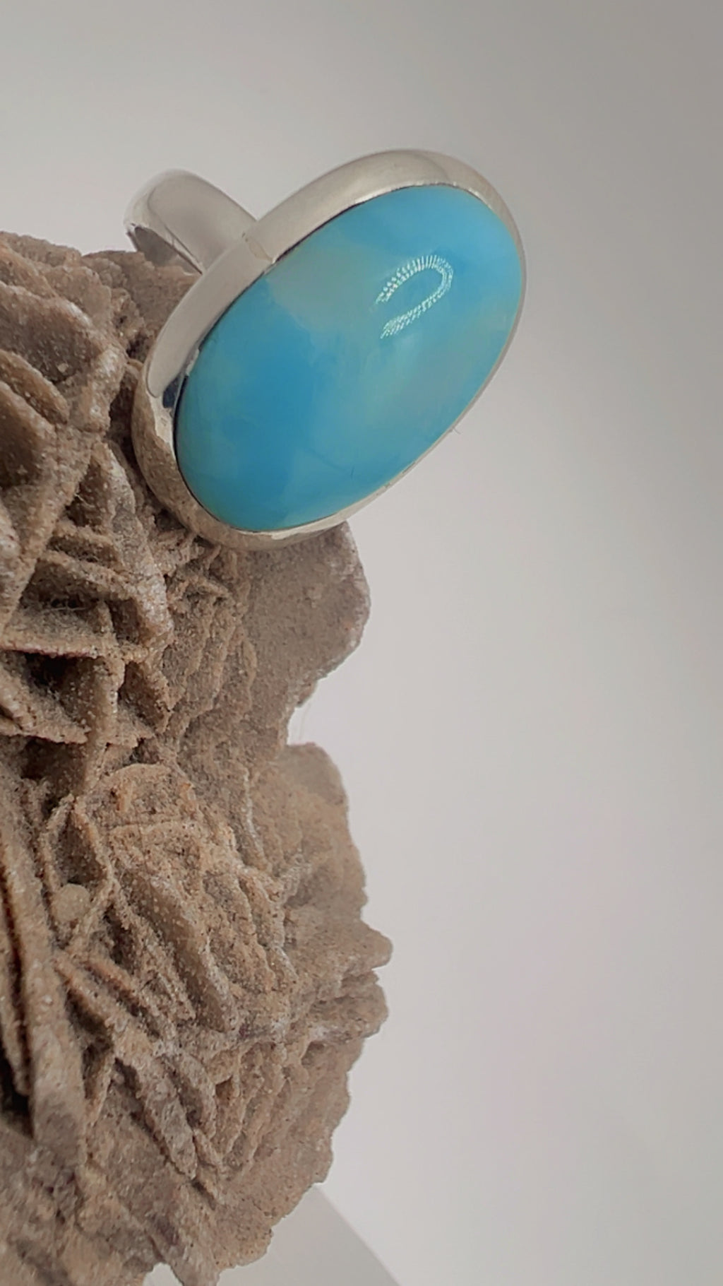 Sea Whisper Larimar Ring
Inner Peace · Feminine Flow · Tranquility