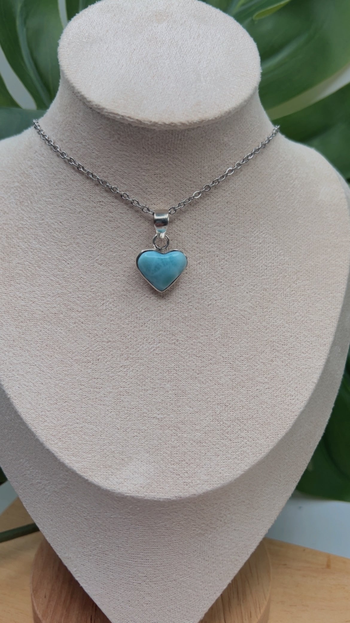 Ocean Heart Larimar Pendant
Divine Feminine · Emotional Healing · Sacred Calm