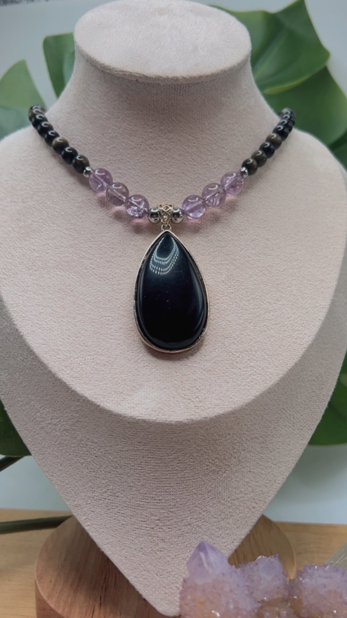 Violet Eclipse Necklace