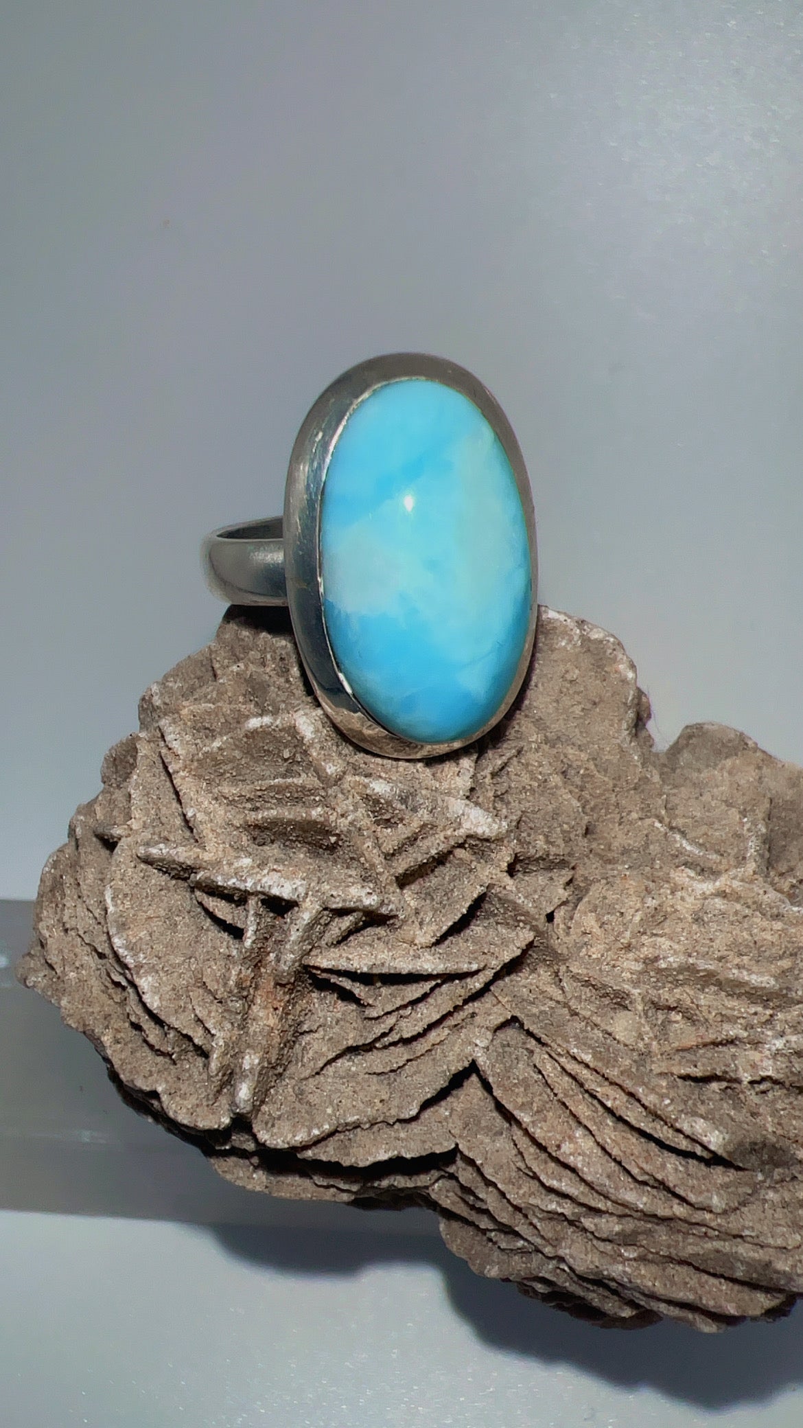 Sea Whisper Larimar Ring
Inner Peace · Feminine Flow · Tranquility