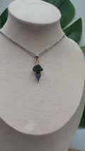 Starseed Sovereign Pendant
Moldavite × Tanzanite · Higher Wisdom · Divine Purpose