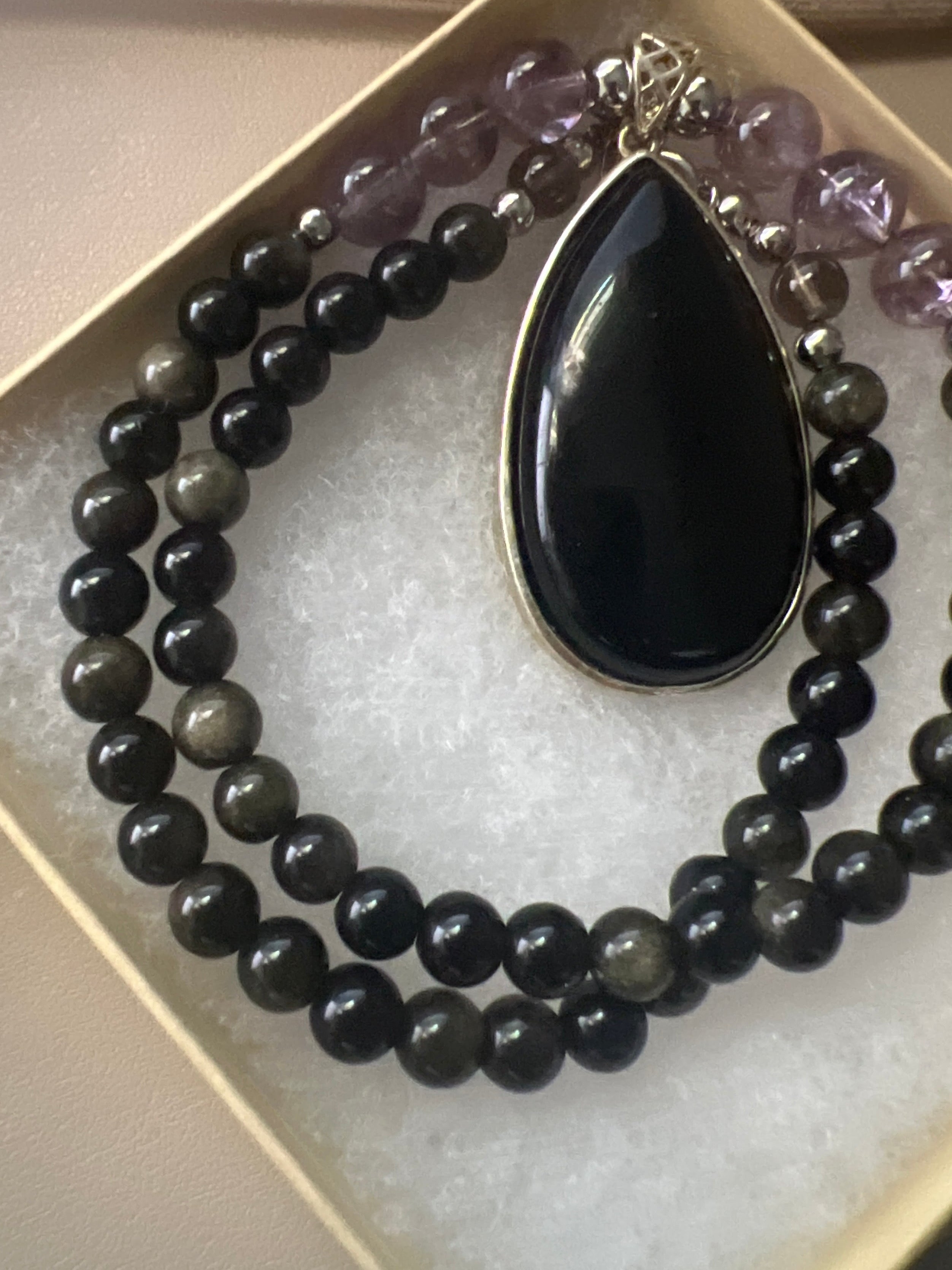 Violet Eclipse Necklace